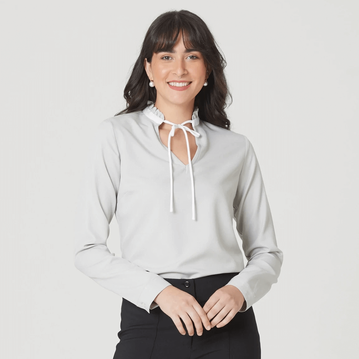 Blusa Feminina Manga Longa Dina CRZ - Pronta Entrega