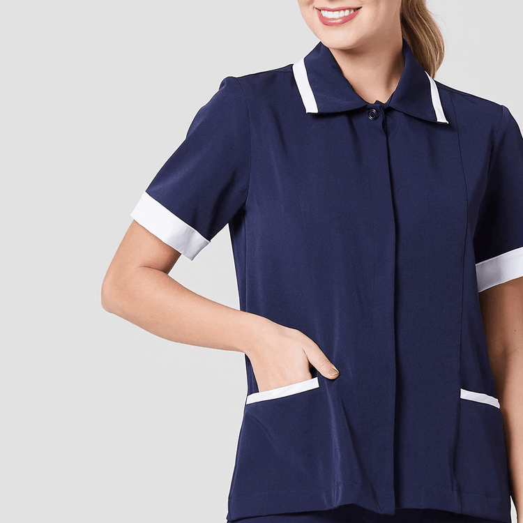 Jaleco Feminino Manga Curta Kelly BE - Pronta Entrega
