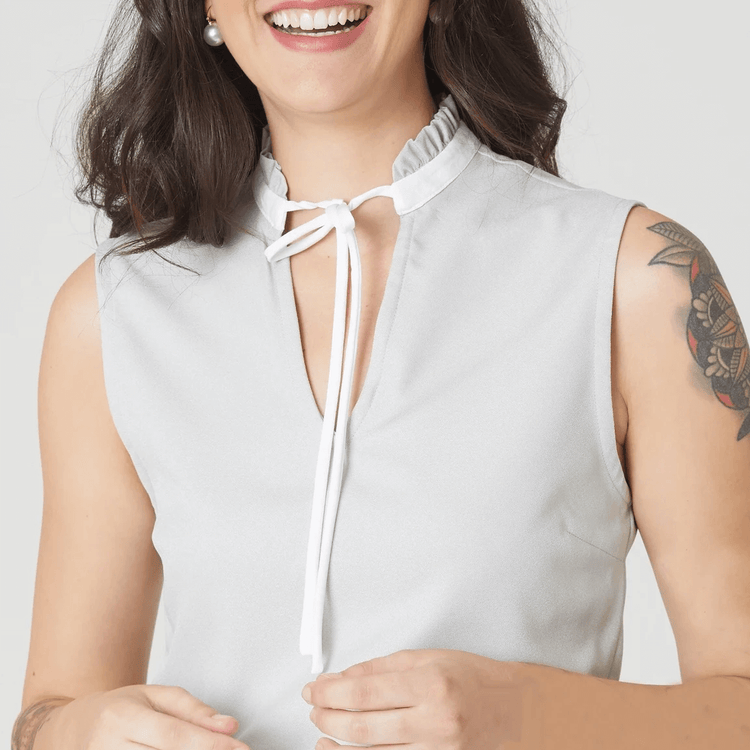 Blusa Feminina Sem Manga Dina CRZ - Pronta Entrega